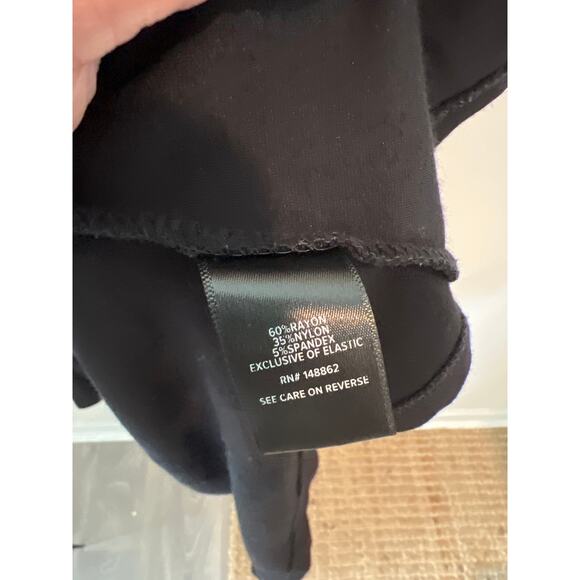 Torrid size 2 2X black stretch knit midi dress - Picture 4 of 4